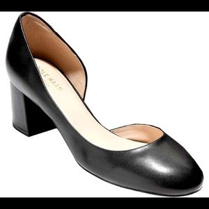 Cole Hahn Diana Grand D’orsay Pump, Blk leather